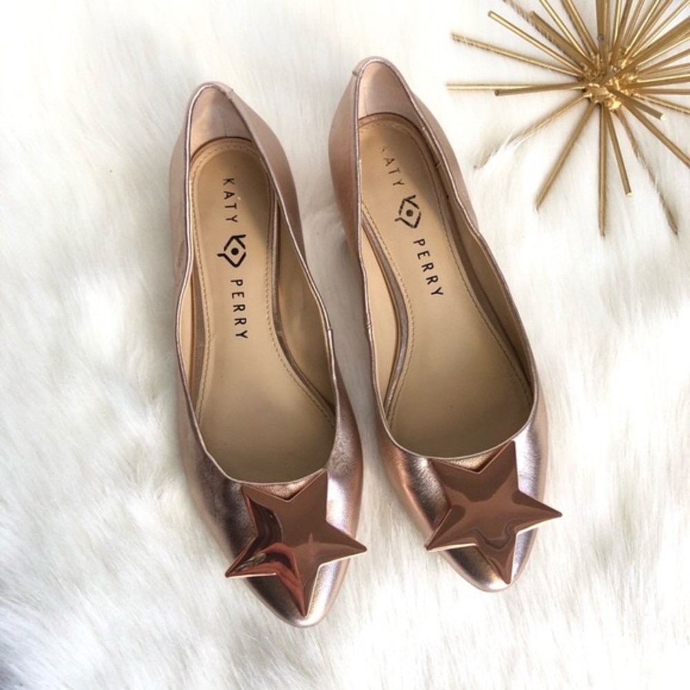 Katy Perry’s The Julia Mary Jane Flats (Silver Star Flats)